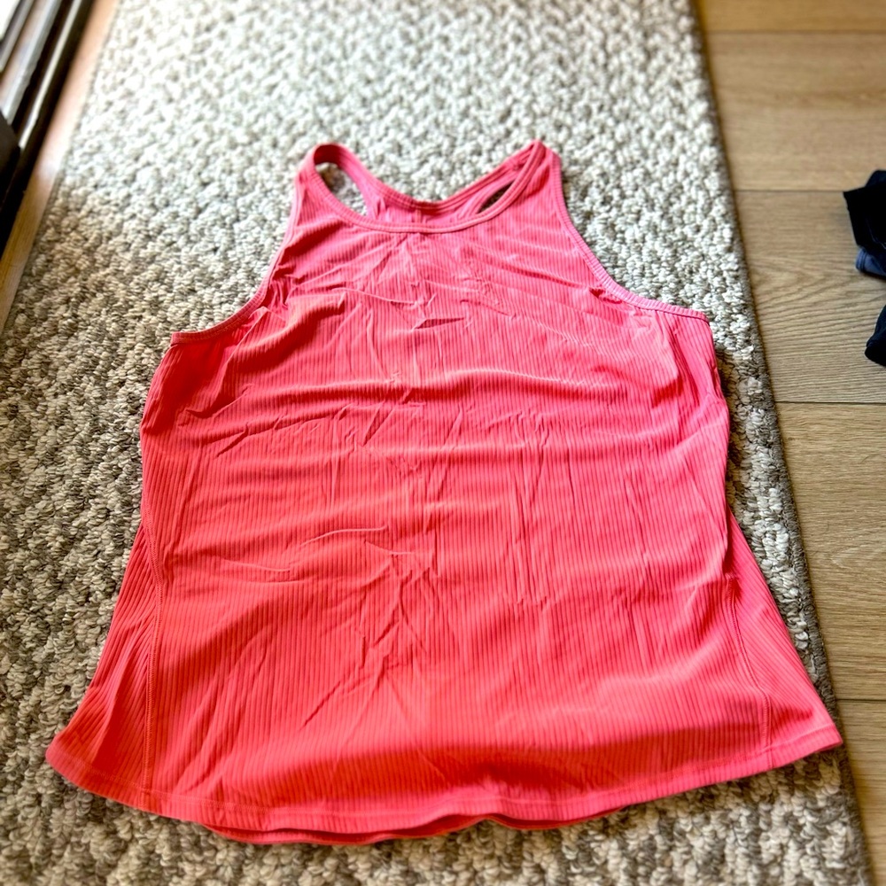 Lululemon Athletica Pink Sleeveless Relaxed Tank Top